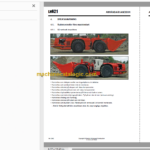 Sandvik LH621 Mining Loader Operator's and Maintenance Manual (L221D135 Swedish)