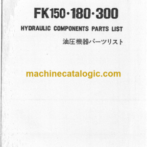 Hitachi FK150 FK180 FK300 Inner Parts Catalog