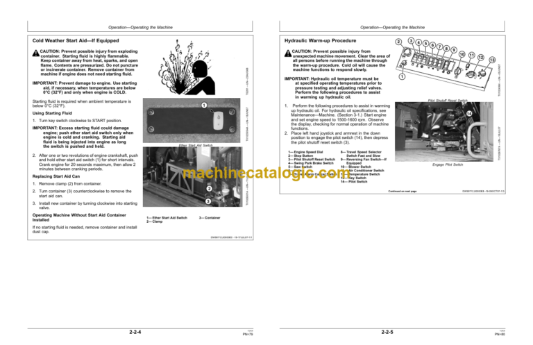 Timberjack 753J and 759J Tracked Feller Buncher Operators Manual