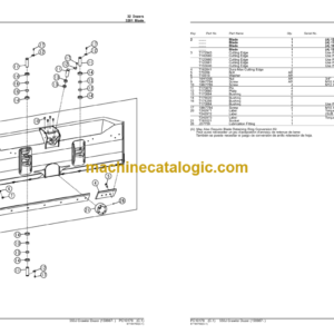 John Deere 550J Crawler Dozer Parts Catalog (PC10179)