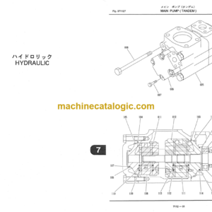 Furukawa FL365-1 Wheel Loader Parts Catalog