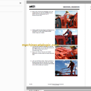Sandvik LH621 Mining Loader Operator’s and Maintenance Manual (L221D139 Swedish)