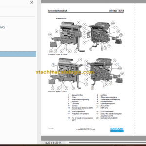 Sandvik DT922i Tunnelling Drill Operator’s and Maintenance Manual (119D61465-1 Swedish)