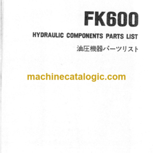 Hitachi FK600 Inner Parts Catalog