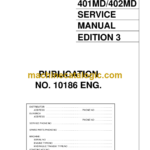 Hitachi EH4500 401MD and 402MD Service Manual