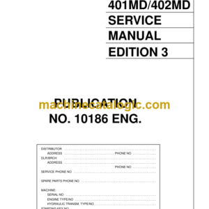 Hitachi EH4500 401MD and 402MD Service Manual