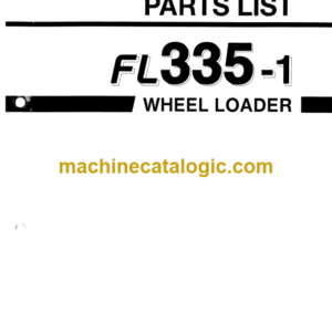 Furukawa FL335-1 Wheel Loader Parts Catalog