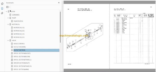 Hitachi EX17U Excavator Parts Catalog & Equipment Components Parts Catalog