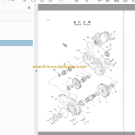 Hitachi MA125-2 Amphibious Soft Terrain Vehicle Parts Catalog & Equipment Components Parts Catalog