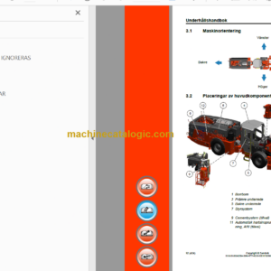 Sandvik DS512i Drill Rig Operator’s and Maintenance Manual (121B76657-1 Swedish)