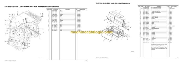 KOMATSU D61PXi-24E0 Bulldozer Parts Book