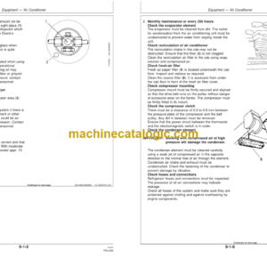 Timberjack 1470 DCH8 Harvester Operators Manual