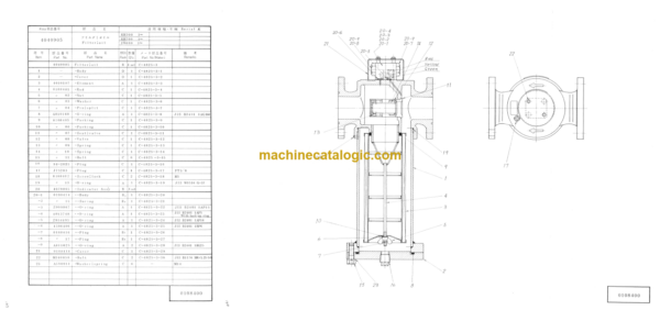 Hitachi FK600 Inner Parts Catalog