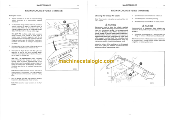 JCB 714 718 Articulated Dump Truck Operator Handbook