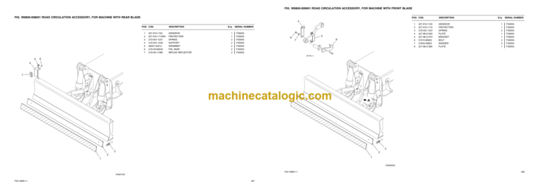 KOMATSU PW118MR-11 Wheel Excavator Parts Manual