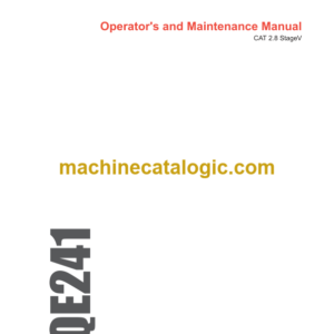 Sandvik QE241 Mobile Scalper Operator's and Maintenance Manual