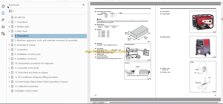Hitachi EH3500AC-3 Rigid Dump Truck Technical and Assembly Procedure and Workshop Manual