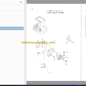 Hitachi EX18-2 Excavator Parts Catalog & Equipment Components Parts Catalog