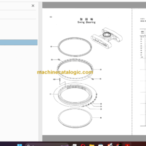 Hitachi JD490E-3 Excavator Parts Catalog & Equipment Components Parts Catalog