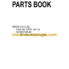 Komatsu HB365LC NLC-3E0 Hybrid Excavator Parts Book