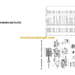 Komatsu HB365LC NLC-3E0 Hybrid Excavator Parts Book