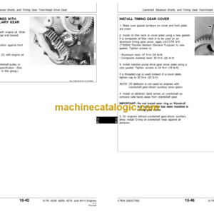 John Deere Series 300 3179 4239 6359 4276 and 6414 Diesel Engine Component Technical Manual (CTM4)