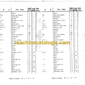 Hitachi F500 TRUCK CRANE PARTS LIST