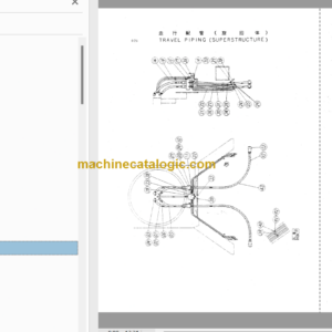 Hitachi MA125U Amphibious Soft Terrain Vehicle Parts Catalog & Equipment Components Parts Catalog