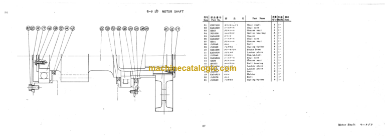 Hitachi F500 TRUCK CRANE PARTS LIST