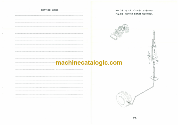 Furukawa FL70 Wheel Loader Parts Catalog