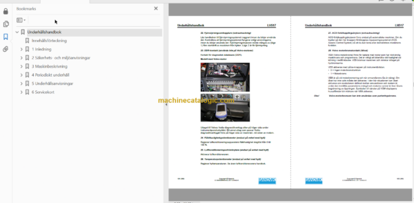 Sandvik LH517 Mining Loader Operator's and Maintenance Manual (L817D600 Swedish)