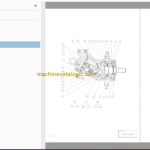 Hitachi MA125U Amphibious Soft Terrain Vehicle Parts Catalog & Equipment Components Parts Catalog