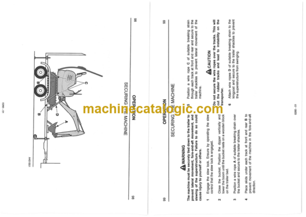 JCB MICRO 8008 Mini Excavator Operator Handbook