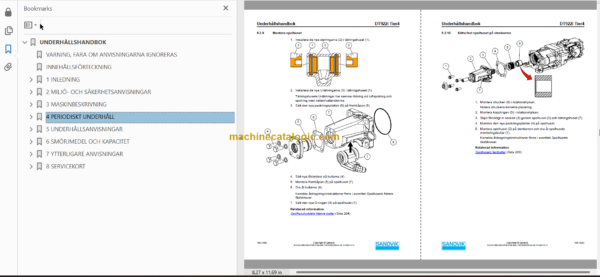 Sandvik DT922i Tunnelling Drill Operator's and Maintenance Manual (SN 120D65039-1 Swedish)