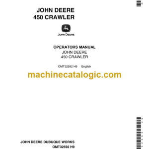 John Deere 450 Crawler Operators Manual (OMT32592)