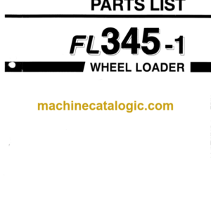 Furukawa FL345-1 Wheel Loader Parts Catalog