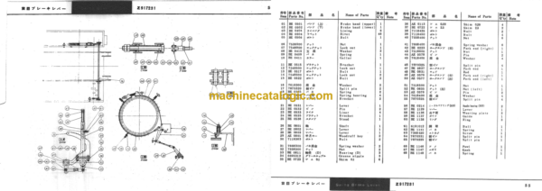 Hitachi F106 TRUCK CRANES PARTS LIST