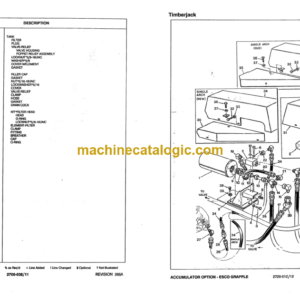 Timberjack 380C 450C Skidder Parts Catalog