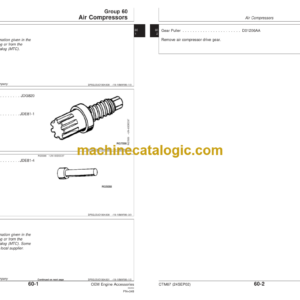 John Deere OEM Engine Accessories Technical Manual (CTM67)