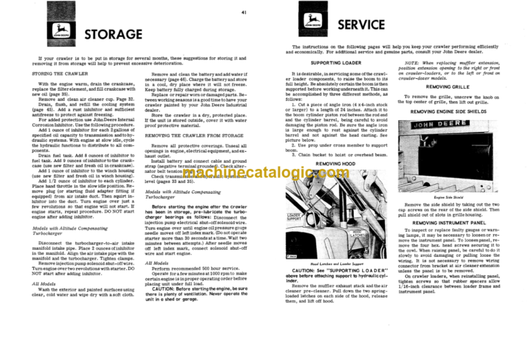 John Deere 450 Crawler Operators Manual (OMT32592)