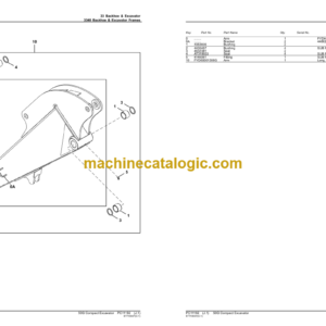 John Deere 50G Compact Excavator Parts Catalog (PC11192)