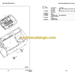 Bobcat E45 Compact Excavator Parts Manual