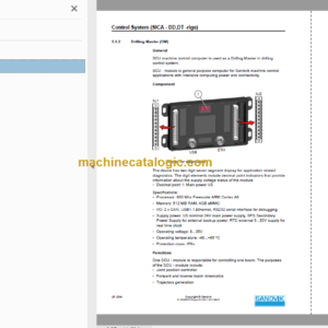 Sandvik DT922i Tunnelling Drill Service and Parts Manual (117D47702-1)