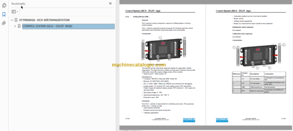 Sandvik DT922i Tunnelling Drill Service and Parts Manual (117D47702-1)