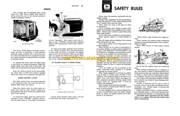 John Deere 450 Crawler Operators Manual (OMT32592)