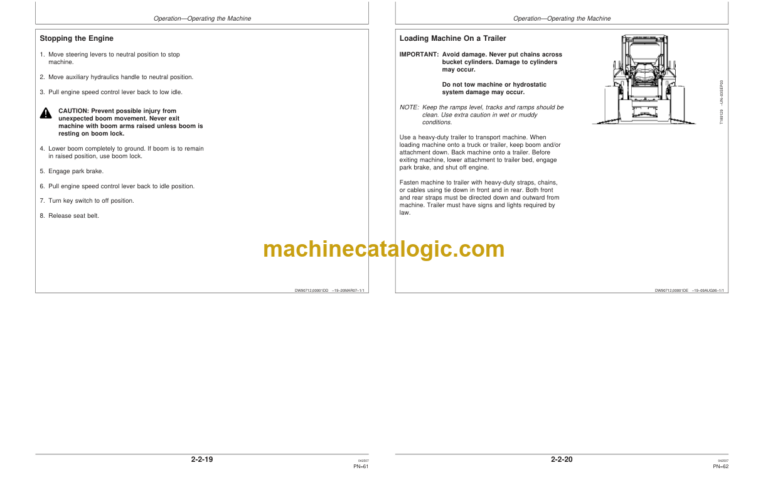 John Deere 325 and 328 Skid Steer Operators Manual (OMT205051)