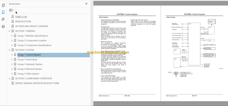 Hitachi EH4000AC2 Rigid Dump Truck Technical and Assembly Procedure and Workshop Manual