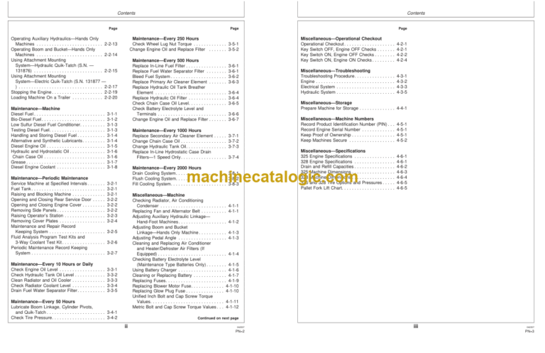 John Deere 325 and 328 Skid Steer Operators Manual (OMT205051)