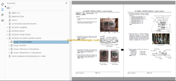 Hitachi EH4000AC2 Rigid Dump Truck Technical and Assembly Procedure and Workshop Manual