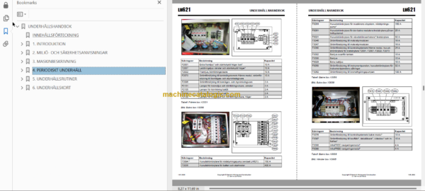 Sandvik LH621 Mining Loader Operator's and Maintenance Manual (L421D184 Swedish)